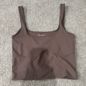 A&F Brown Sleeveless Top